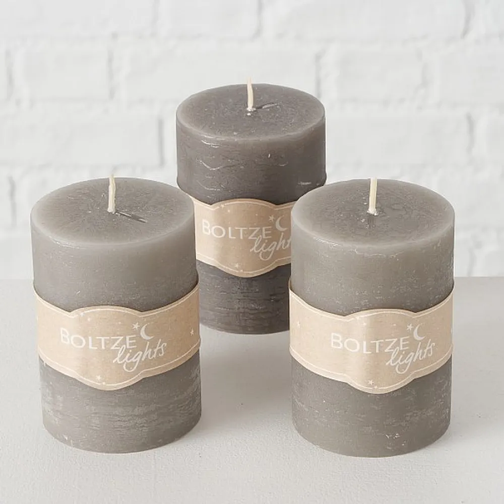 Boltze Stumpenkerze 3er