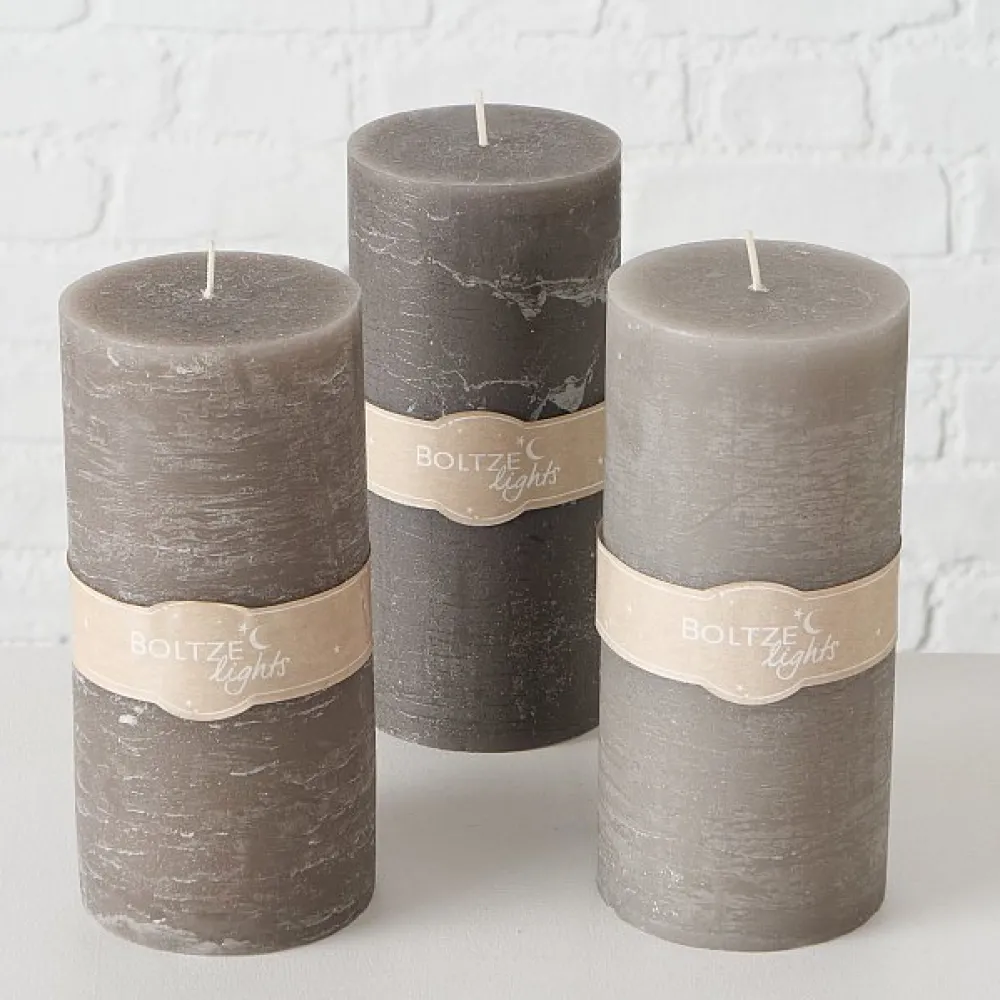 Boltze Stumpenkerze 3er