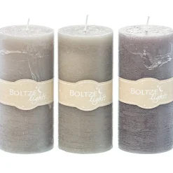 Boltze Stumpenkerze 3er