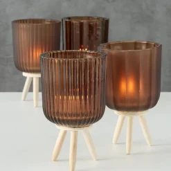 Boltze Teelichthalter Danteo auf Füßen