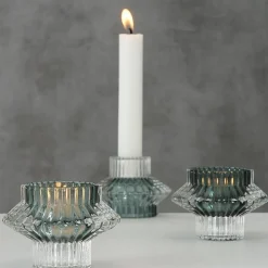 Boltze Teelichthalter Phyllis 3er Set