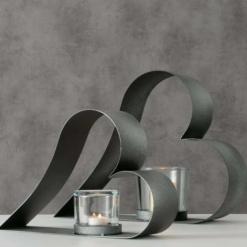 Boltze Teelichthalter Valeska 2er