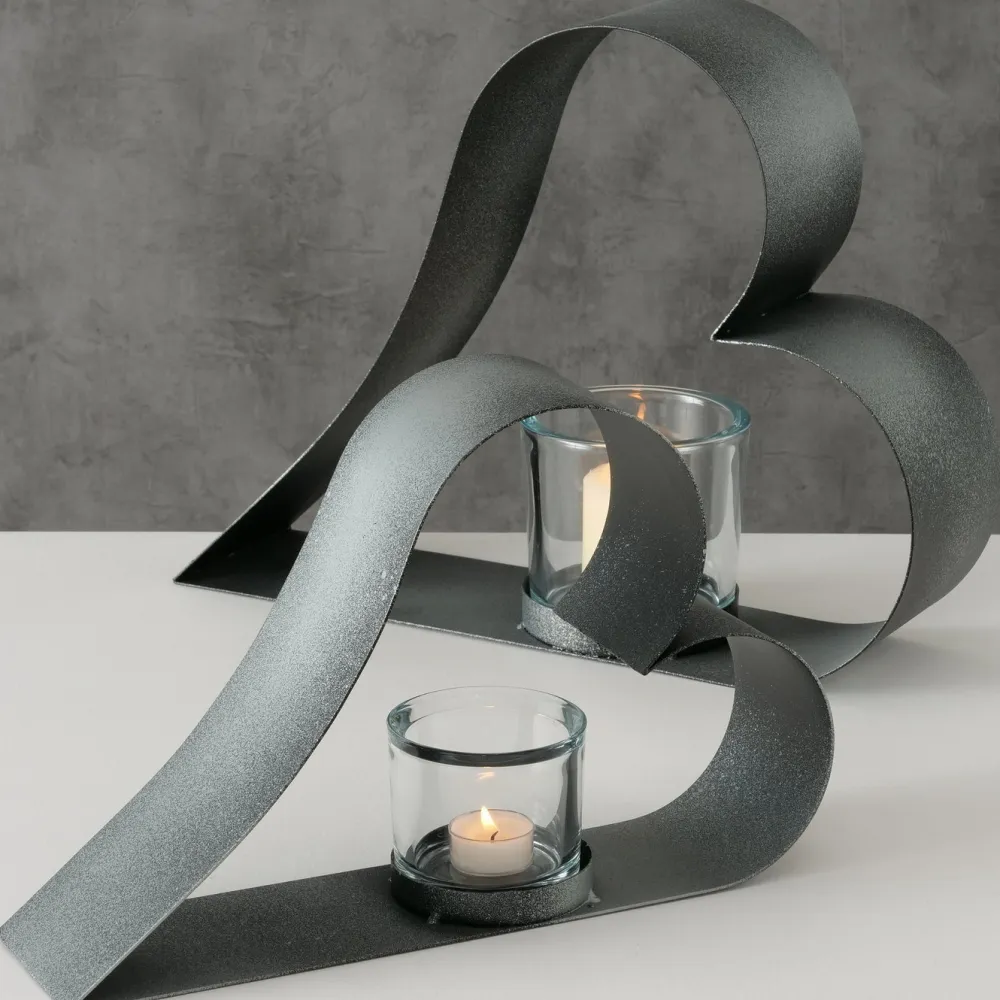 Boltze Teelichthalter Valeska 2er