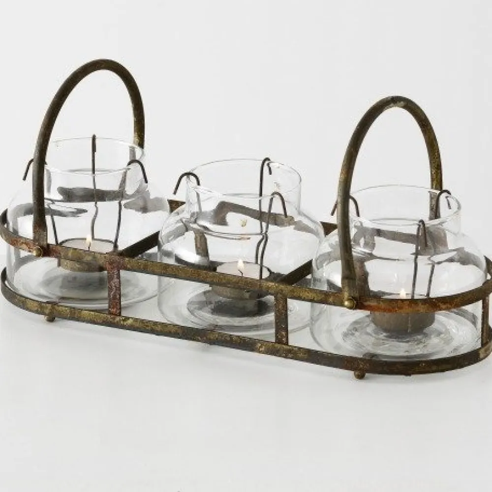 Boltze Teelichthalter Zuma Eisen