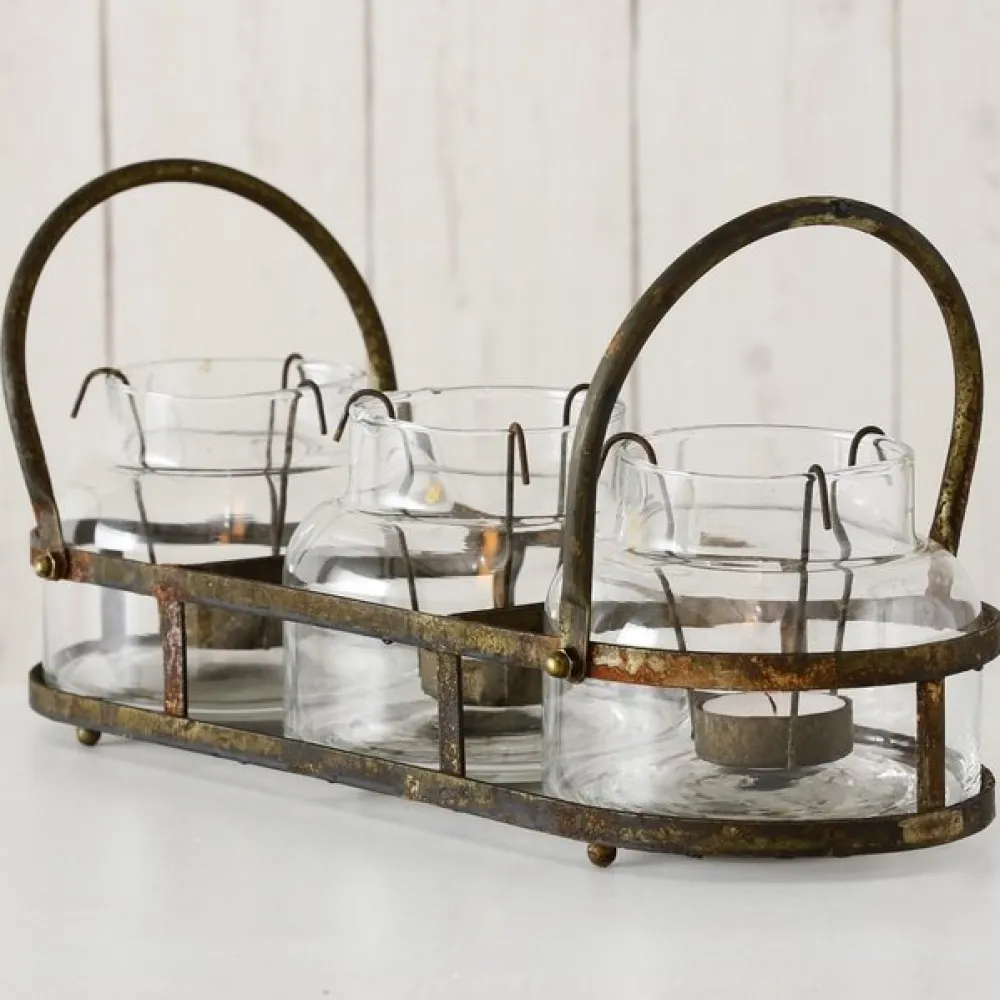 Boltze Teelichthalter Zuma Eisen