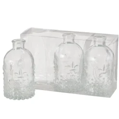 Boltze Vase Country Glas 3er