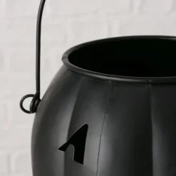 Boltze Windlicht Grimasi Kürbis Halloween