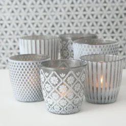 Boltze Windlicht Patty 6er-Set