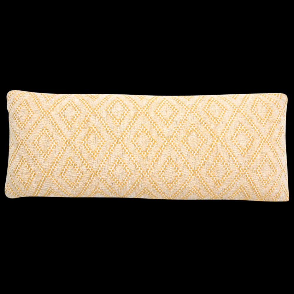 byRoom Längliches Kissen mit Harlekinmuster