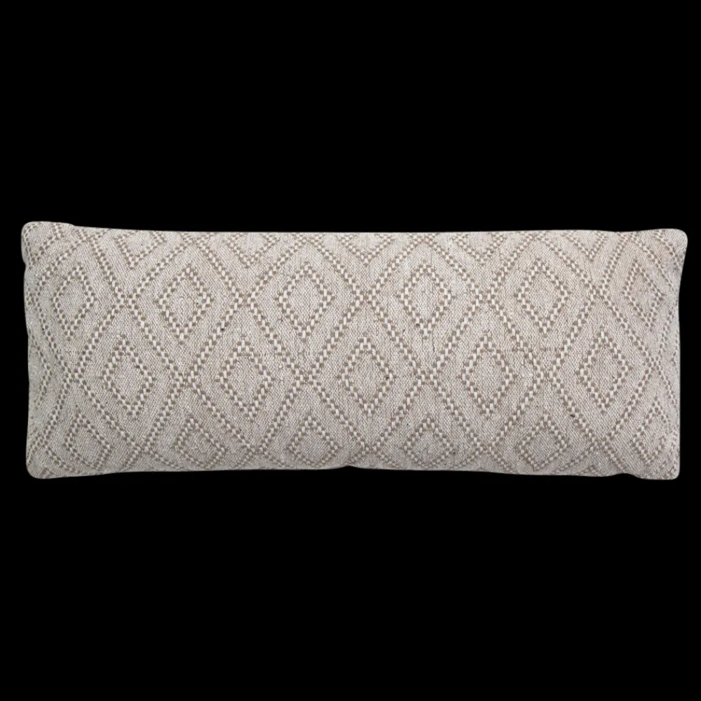 byRoom Längliches Kissen mit Harlekinmuster