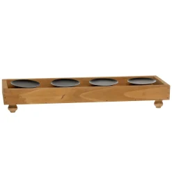 Chic Antique Adventskerzen Ständer für Stumpenkerzen