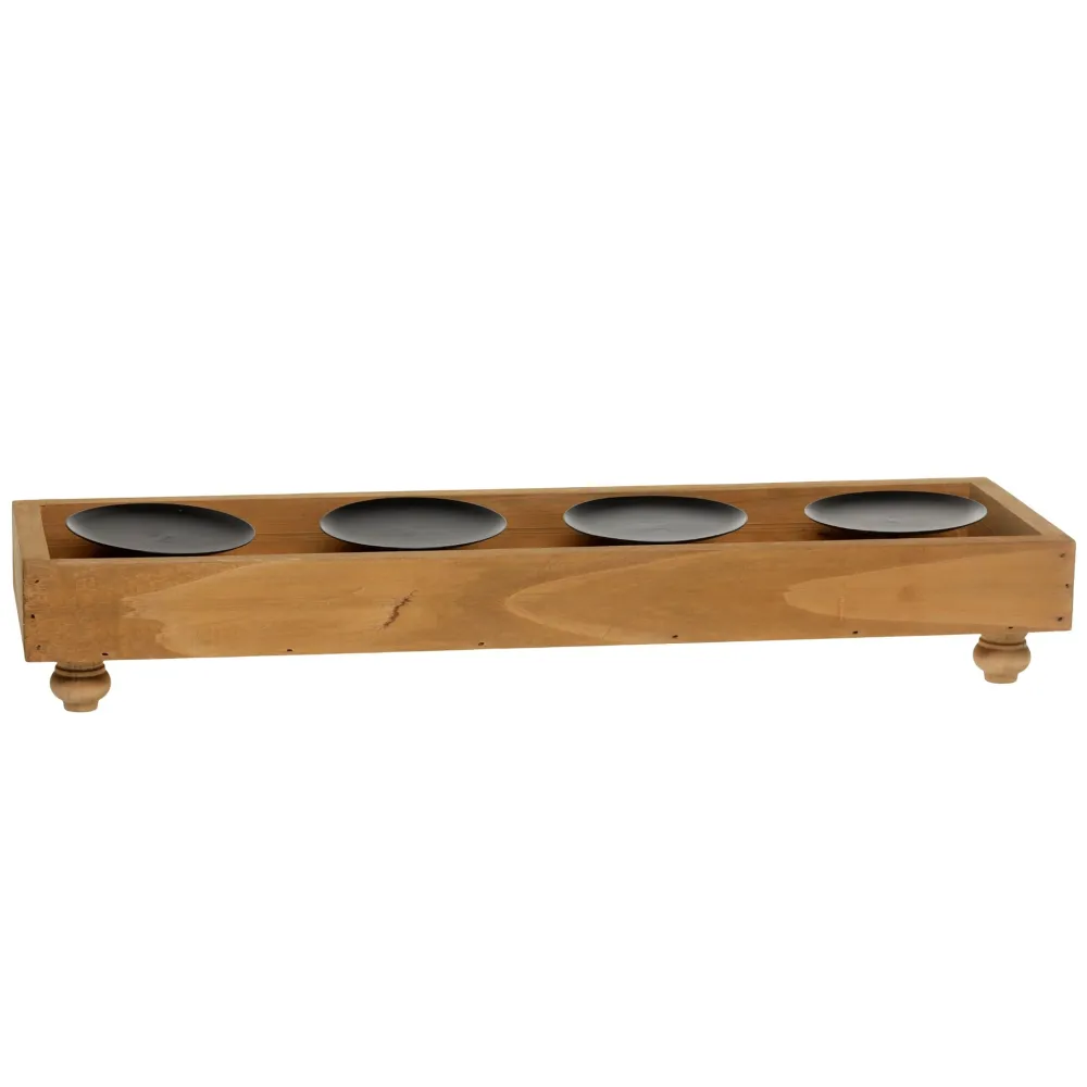 Chic Antique Adventskerzen Ständer für Stumpenkerzen