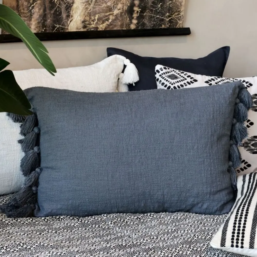 Chic Antique Aix Kissenbezug mit Quasten