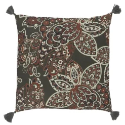 Chic Antique Aix Kissenbezug Paisley mit Quasten