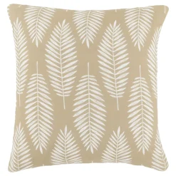 Chic Antique Aix Kissenbezug mit Tropischen Blattmotiv