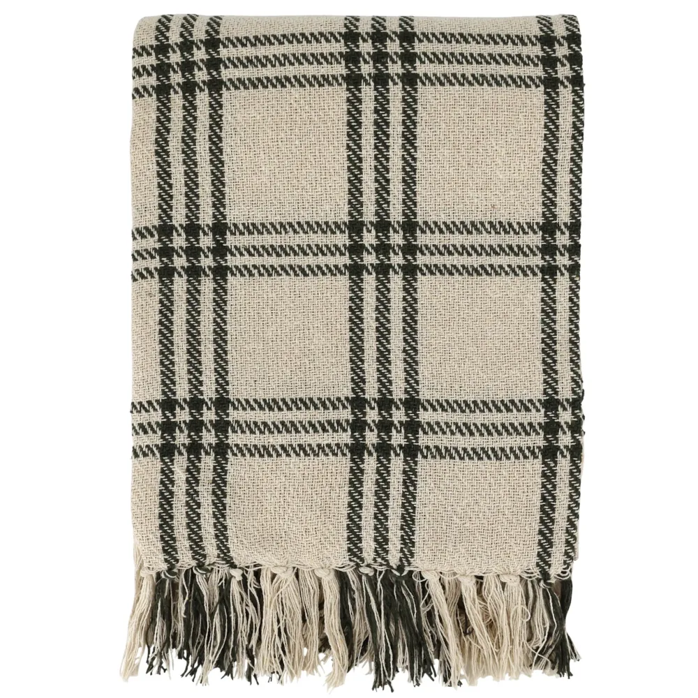Chic Antique Aix Plaid, Decke aus recycelter Baumwolle