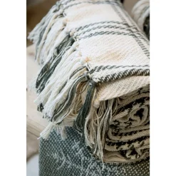 Chic Antique Aix Plaid, Decke aus recycelter Baumwolle