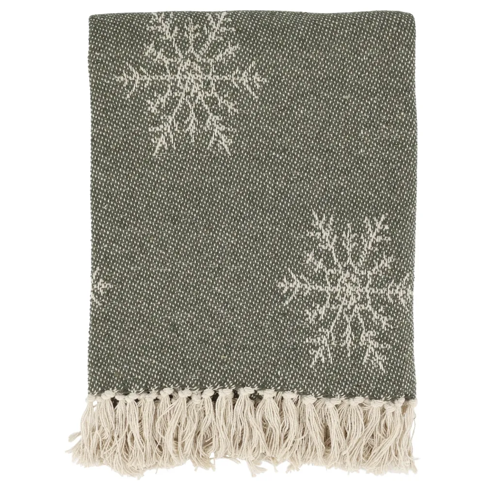 Chic Antique Aix Plaid Garnüberschuss mit Eiskristallen