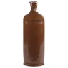 Chic Antique Alte französische Flasche mokka