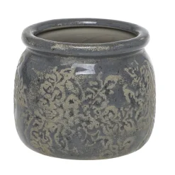 Chic Antique Antibes Blumentopf mit Blumenmuster