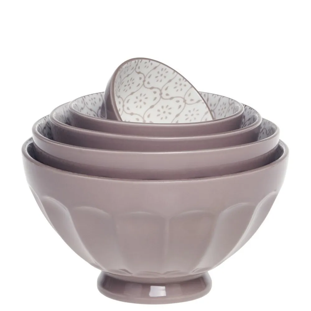 Chic Antique Ares Latteschüssel mit Muster im Set