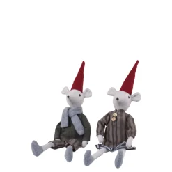 Chic Antique Asger & Agnes Weihnachtsmäuse sitzend