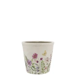 Chic Antique Avignon Blumentopf mit Blumenmotiv