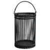 Chic Antique Bambus Laterne schwarz