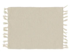 Chic Antique Baumwoll Platzdeckchen mit Fransen