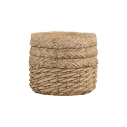 Chic Antique Übertopf Corte mit Flechtmuster