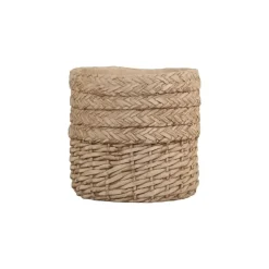 Chic Antique Übertopf Corte mit Flechtmuster