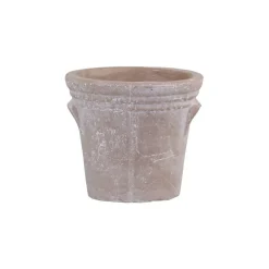 Chic Antique Übertopf mit Rillen in antiker Optik