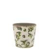 Chic Antique Übertopf Olive mit Olivenmuster
