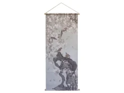 Chic Antique Blumendruck Leinwandbild zum Aufhängen