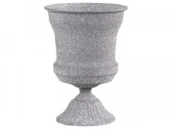 Chic Antique Blumentopf auf Fuß mit Dekor