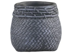 Chic Antique Blumentopf Corte mit Flechtmuster am Rand