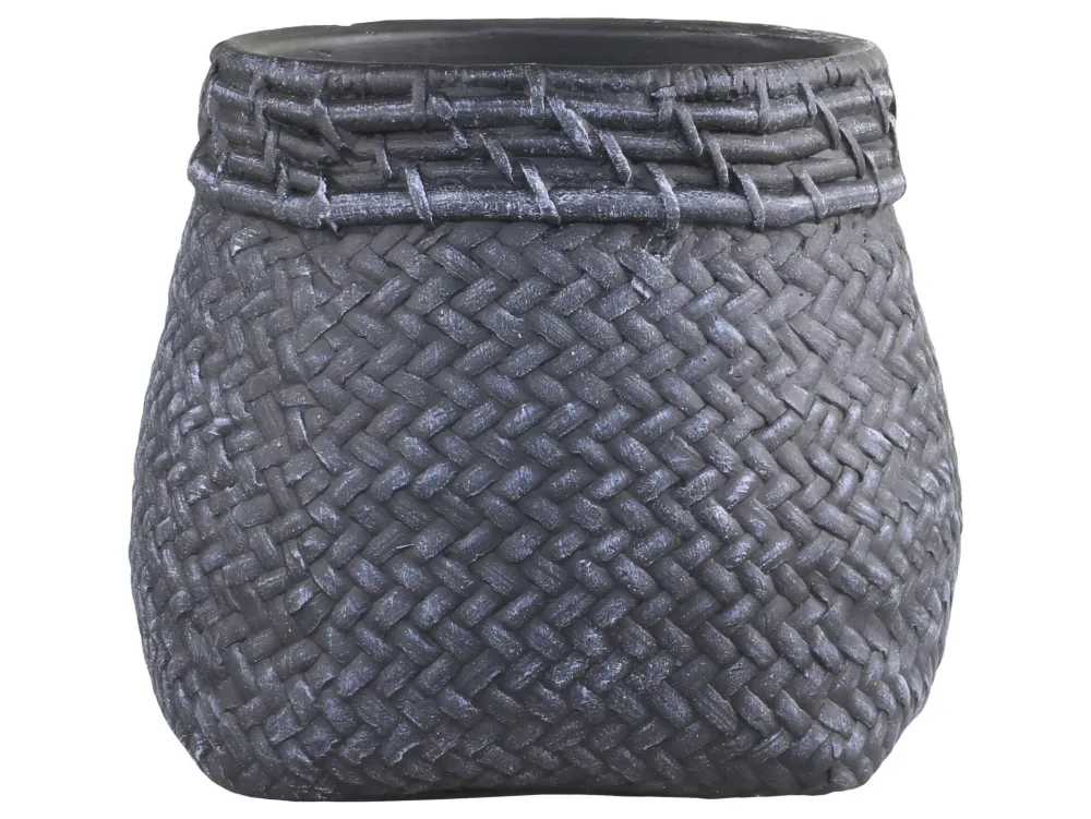 Chic Antique Blumentopf Corte mit Flechtmuster am Rand