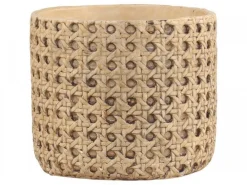 Chic Antique Blumentopf Corte mit französischem Flechtmuster