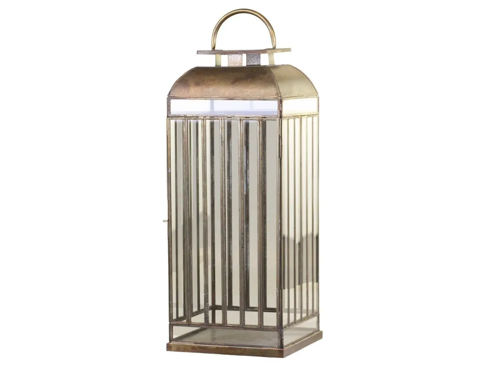 Chic Antique Boden Laterne mit Streifen