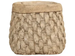 Chic Antique Corte Übertopf mit Flechtoptik