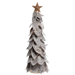 Chic Antique Deko Weihnachtsbaum aus Birkenrinde mit Stern