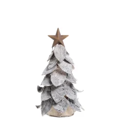 Chic Antique Deko Weihnachtsbaum aus Birkenrinde mit Stern