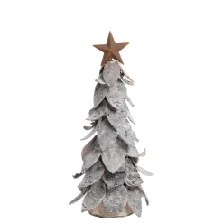 Chic Antique Deko Weihnachtsbaum aus Birkenrinde mit Stern