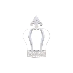 Chic Antique Dekoaufsteller Krone aus Eisen