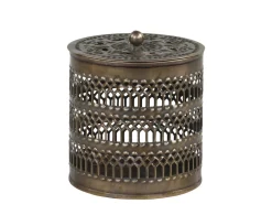 Chic Antique Dose mit Deckel und Muster