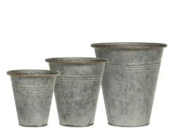 Chic Antique Eisen Blumentöpfe im Set