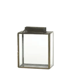 Chic Antique Eisen Laterne für Kerzen