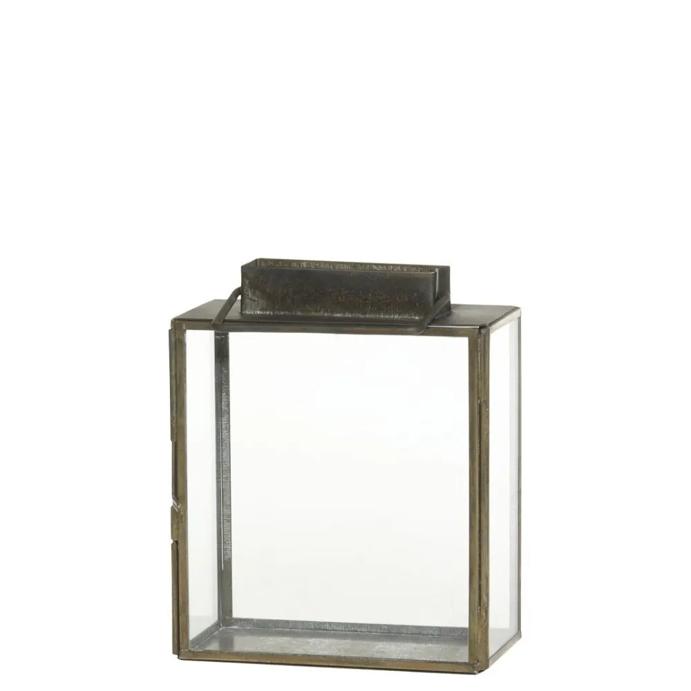 Chic Antique Eisen Laterne für Kerzen