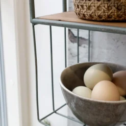 Chic Antique Eisen Regalbrett mit Haken