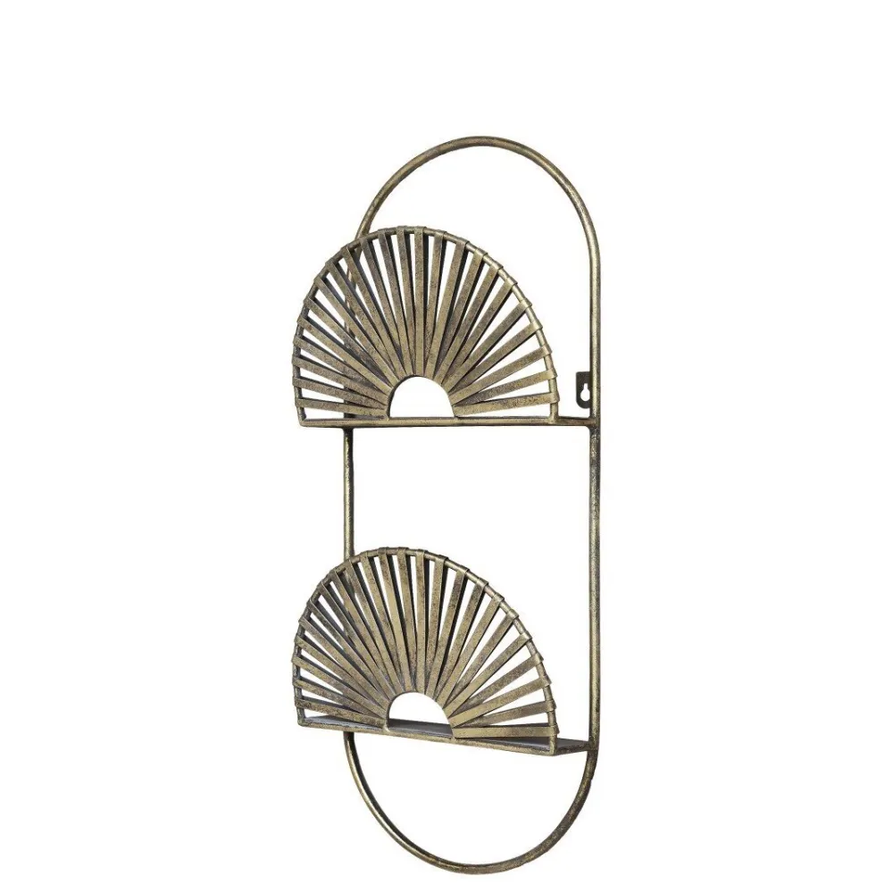 Chic Antique Eisen Regalbrett mit Dekor